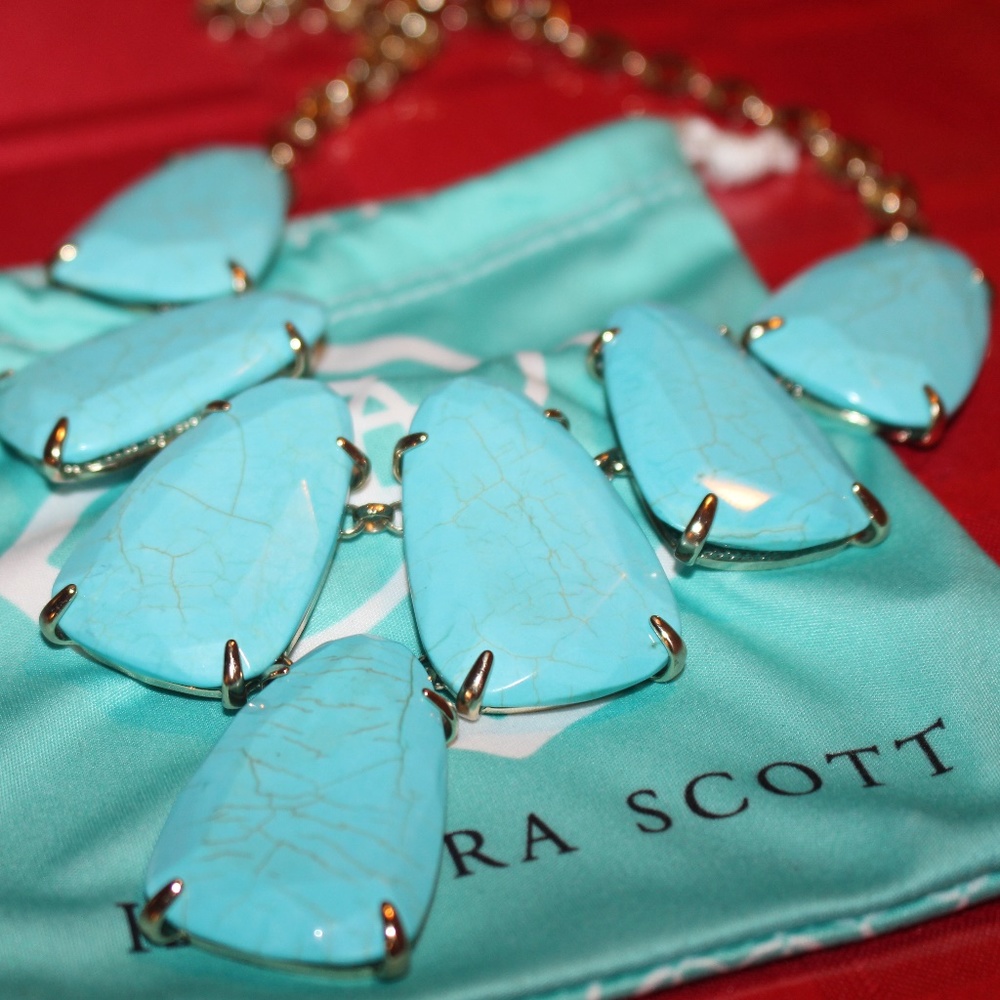 Kendra Scott Turquoise Statement Necklace